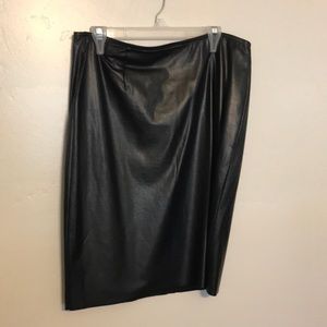 Pleather skirt